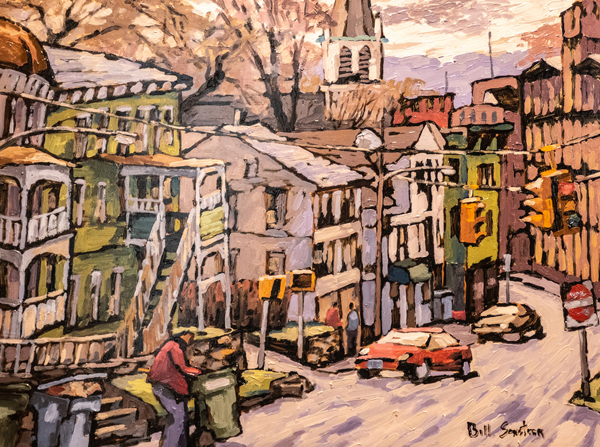 Bill Sonstrom, "Connecticut Hills, Norwich", Oil