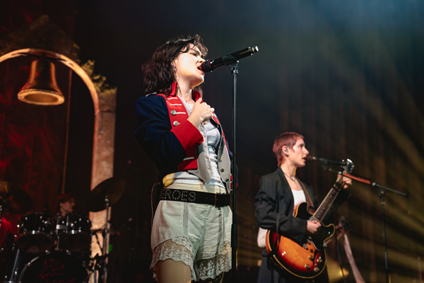 The Last Dinner Party performs at College Street Music Hall in New Haven, Conn., Friday, April 17, 2026. (Photo by Natalie Colon)