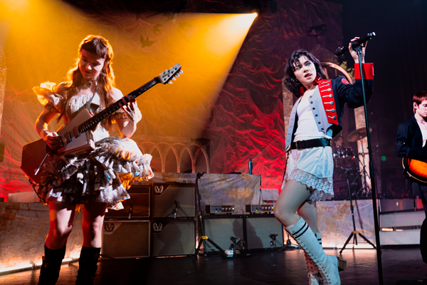 The Last Dinner Party performs at College Street Music Hall in New Haven, Conn., Friday, April 17, 2026. (Photo by Natalie Colon)