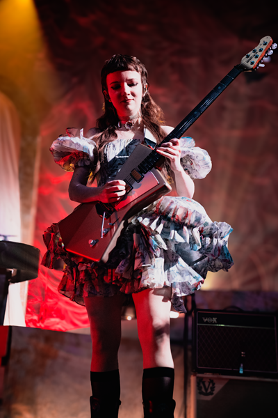 The Last Dinner Party performs at College Street Music Hall in New Haven, Conn., Friday, April 17, 2026. (Photo by Natalie Colon)