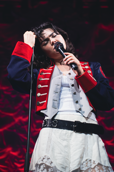 The Last Dinner Party performs at College Street Music Hall in New Haven, Conn., Friday, April 17, 2026. (Photo by Natalie Colon)