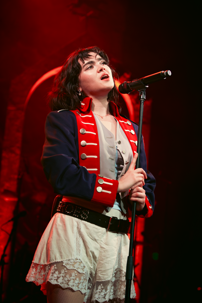 The Last Dinner Party performs at College Street Music Hall in New Haven, Conn., Friday, April 17, 2026. (Photo by Natalie Colon)