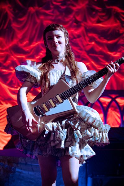 The Last Dinner Party performs at College Street Music Hall in New Haven, Conn., Friday, April 17, 2026. (Photo by Natalie Colon)