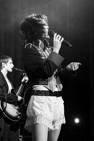 The Last Dinner Party performs at College Street Music Hall in New Haven, Conn., Friday, April 17, 2026. (Photo by Natalie Colon)