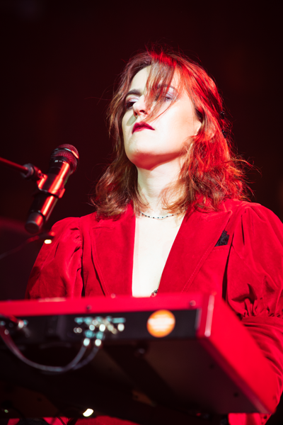 The Last Dinner Party performs at College Street Music Hall in New Haven, Conn., Friday, April 17, 2026. (Photo by Natalie Colon)