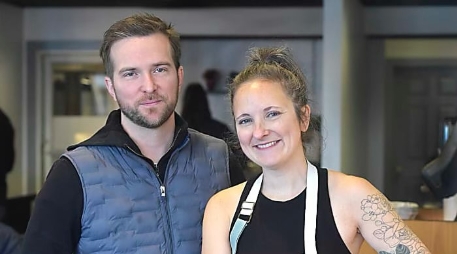 Gary & Emily King owners of Norwalk Bagel Co in Norwalk, Connecticut 