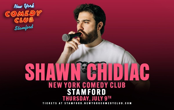 Shawn Chidiac  to perform at New York comedy club stamford in July 2026