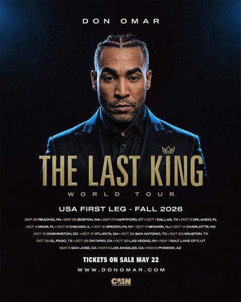 Don Omar to perform at PeoplesBank Arena in Hartford, Connecticut in September 2026