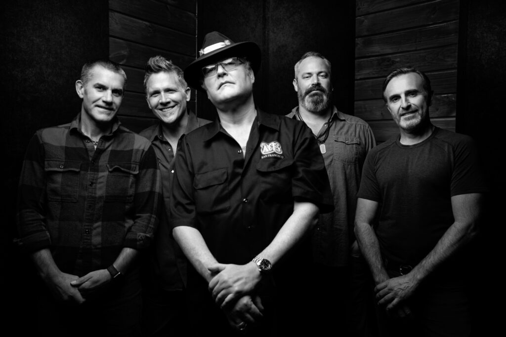 Blues Traveler L-R: Tad Kinchla, Ben Wilson, John Popper, Chan Kinchla, Brendan Hill
Credit: Graham Fielder
