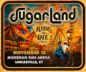 Sugarland to perform at mohegan sun in uncasville connecticut in november 2026