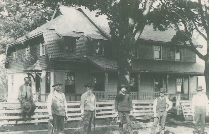 Gregory House, circa 1900 in wilton, Connecticut